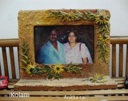 Rangoli: Photo frame 