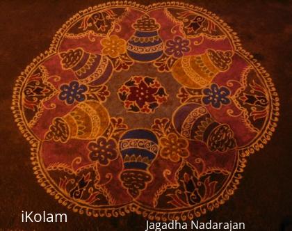 Rangoli: pongal kolam