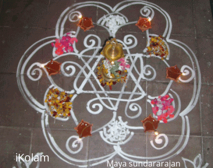 Rangoli: Karthigai Kolam