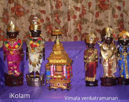 Rangoli: Marapaachi dolls for Golu