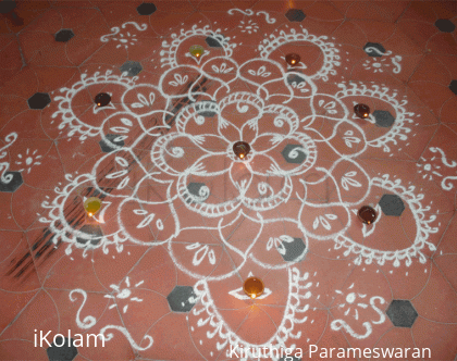 Rangoli: Karthigai Kolam