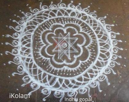 Rangoli: Navarathri kolam