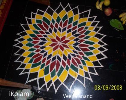 Rangoli: Flower rangoli