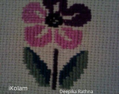 Rangoli: Cross stitch pattern 