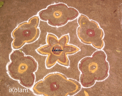 Rangoli: A simple one 