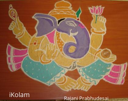 Rangoli: Ganesha