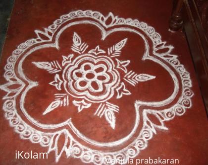 Rangoli: flower rangoli with some more designs