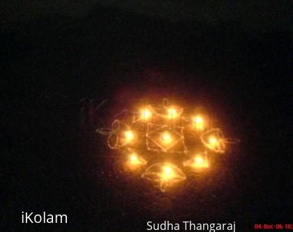 Rangoli: Karthigai Kolam