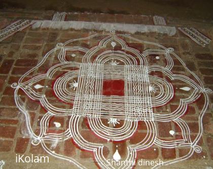 Rangoli: Malayalam new year kolam