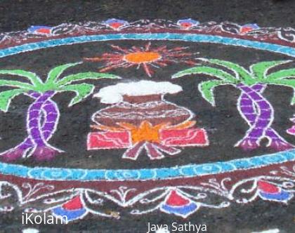 Rangoli: Pongal Rangoli