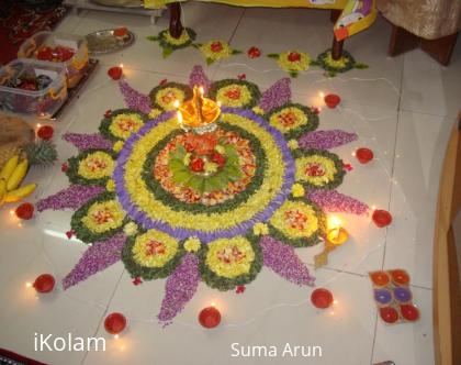 Rangoli: Floral rangoli