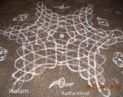 Rangoli: Hexagon Kolam