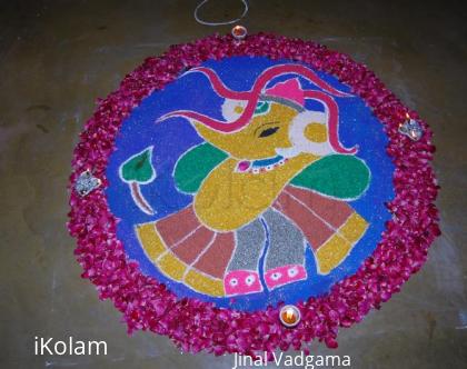 Rangoli: This is my competition vali rangoli and I won the 1st prize for this!!!!!!!