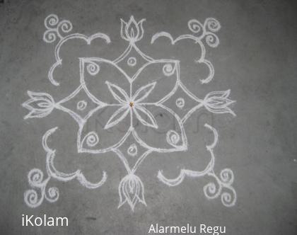 Rangoli: Simple design