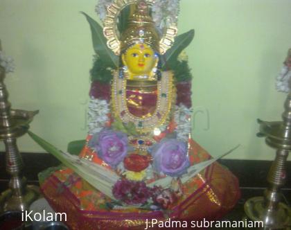 Rangoli: Varalakshmi pooja 