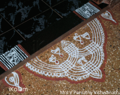 Rangoli: Traditional - entrance