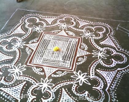 Rangoli: padi kolam