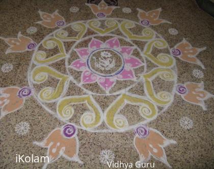 Rangoli: Reproduced Kolam