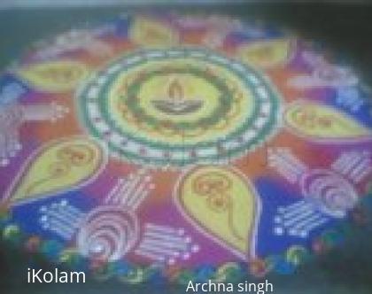 Rangoli: my diwali rangoli