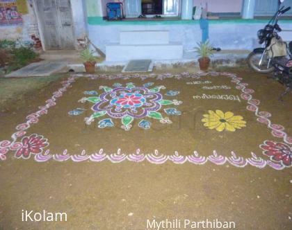 Rangoli: My engagement event kolam