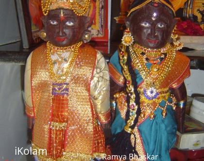 Rangoli: Marapaachi dolls for Golu