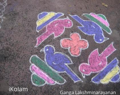 Rangoli: Dotted kolam