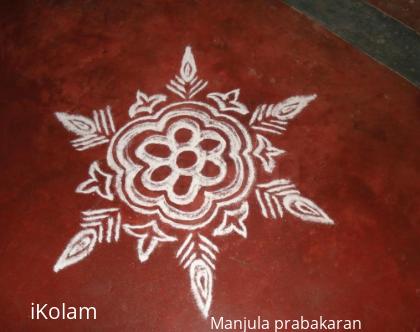 Rangoli: flower rangoli