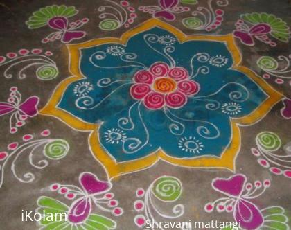 Rangoli: new year design