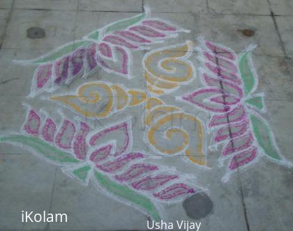 Rangoli: Lotus kolam