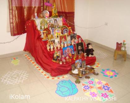 Rangoli: Golu with kolam