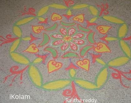 Rangoli: Ayudha pooja rangoli