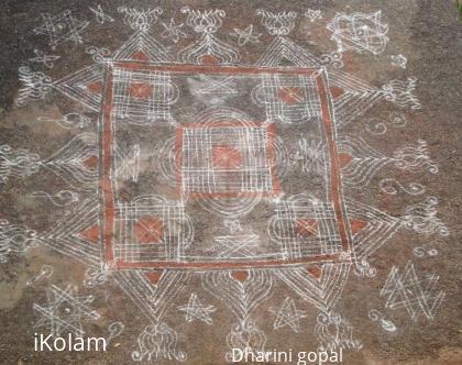 Rangoli: padi kolam