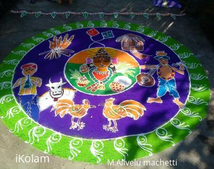 Rangoli: sankranti rangoli