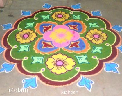 Rangoli: Margali kolam