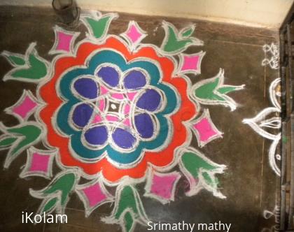 Rangoli: freehand kolam