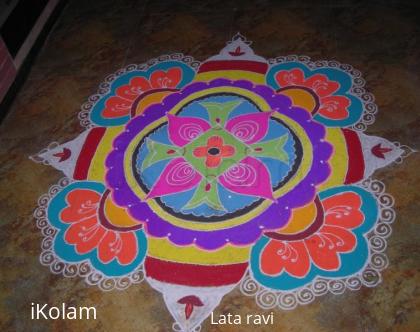 Rangoli: my deepawali rangoli 