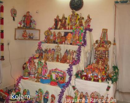 Rangoli: Golu at My cousin's house.