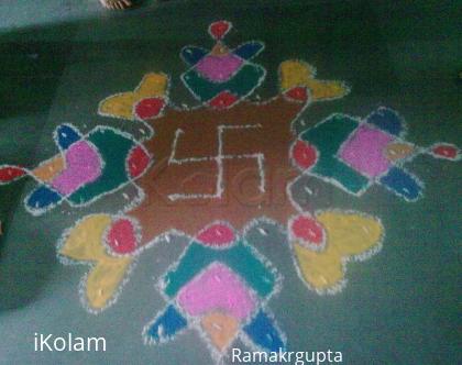 Rangoli: Dots and colors