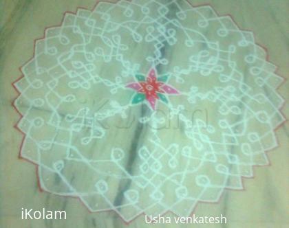 Rangoli: Circular kolam