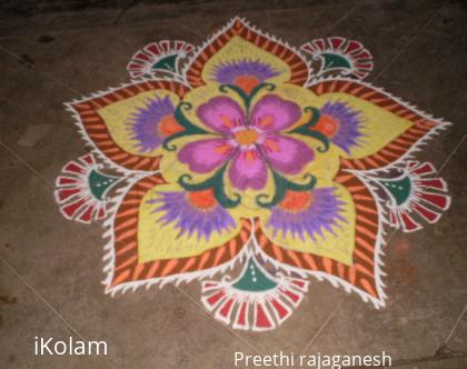 Rangoli: pongal rangoli