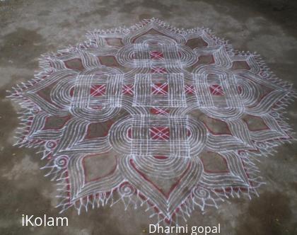 Rangoli: pongal kolam