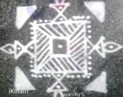 Rangoli: Aptmt kolam