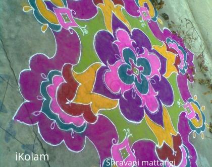 Rangoli: pongal kolam