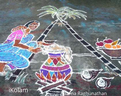 Rangoli: Pongal Rangoli