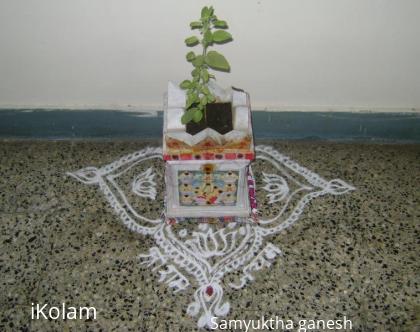 Rangoli: Tulasi kalyanam