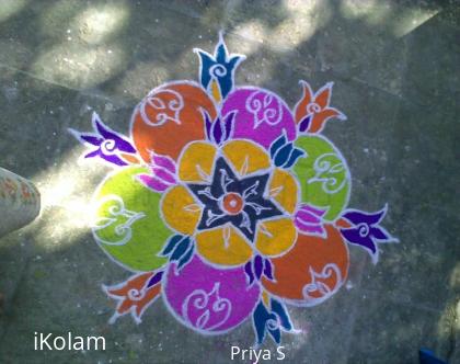 Rangoli: Marghazhi Rangoli - On Christmas day