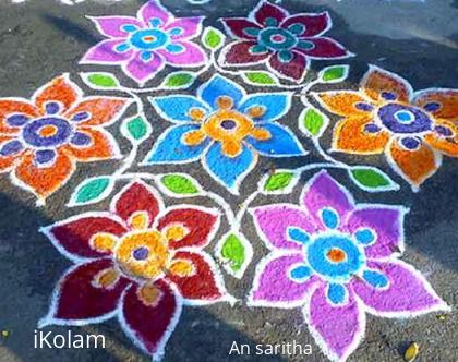 Rangoli: colour full rangoli