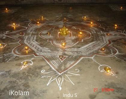 Rangoli: Karthigai Kolam