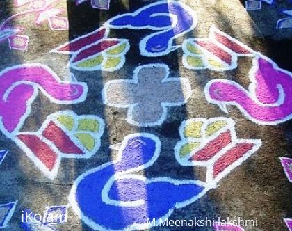 Rangoli: Duck kolam