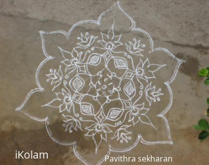 Rangoli: dotted kolam